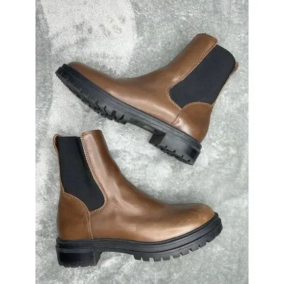 Madewell The Bradley Chelsea Lugsole Boot in Stable Size 7.5 - Picture 2 of 9